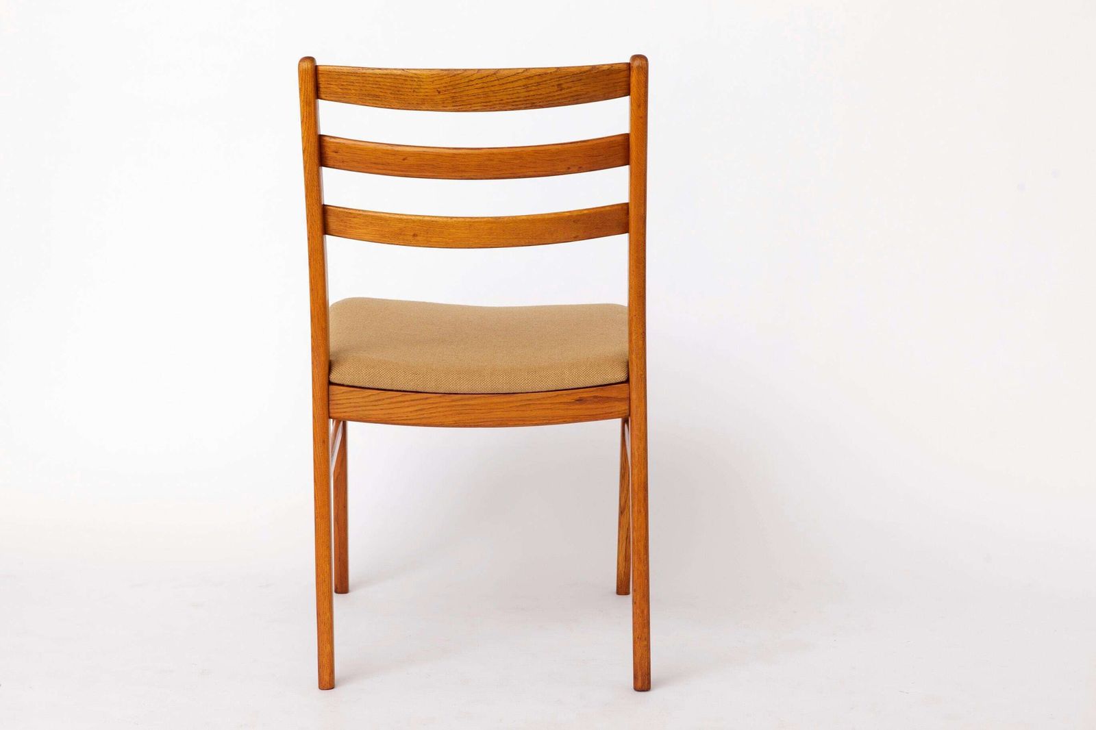 4 Vintage Swedish Oak Chairs | Alb Johansson & Söner | 1960s | One Repaired Chair Discounted photo buy