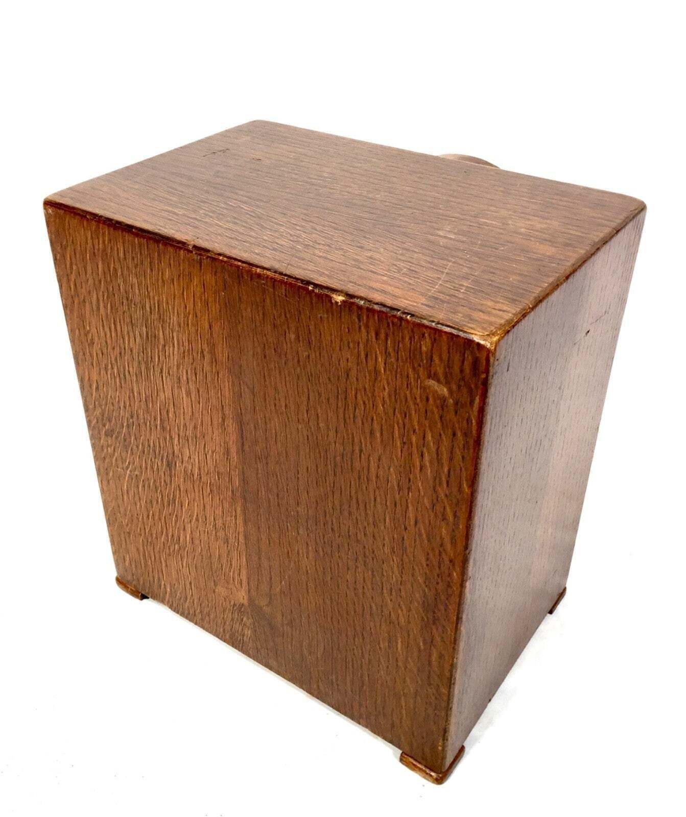 Antique 20th Century Victorian Wooden Secret Masonic Ballot Box / Voting C.1920 photo furniture