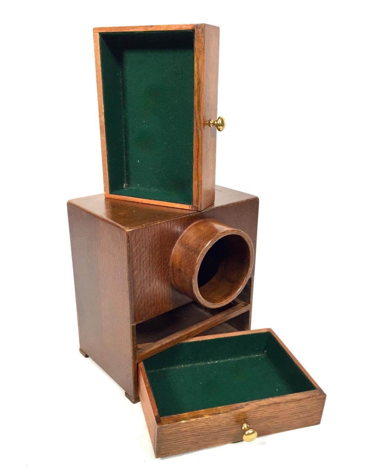 Antique 20th Century Victorian Wooden Secret Masonic Ballot Box / Voting C.1920 photo for sale