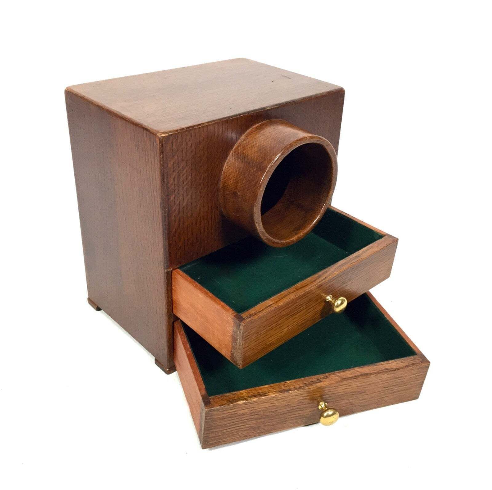 Antique 20th Century Victorian Wooden Secret Masonic Ballot Box / Voting C.1920