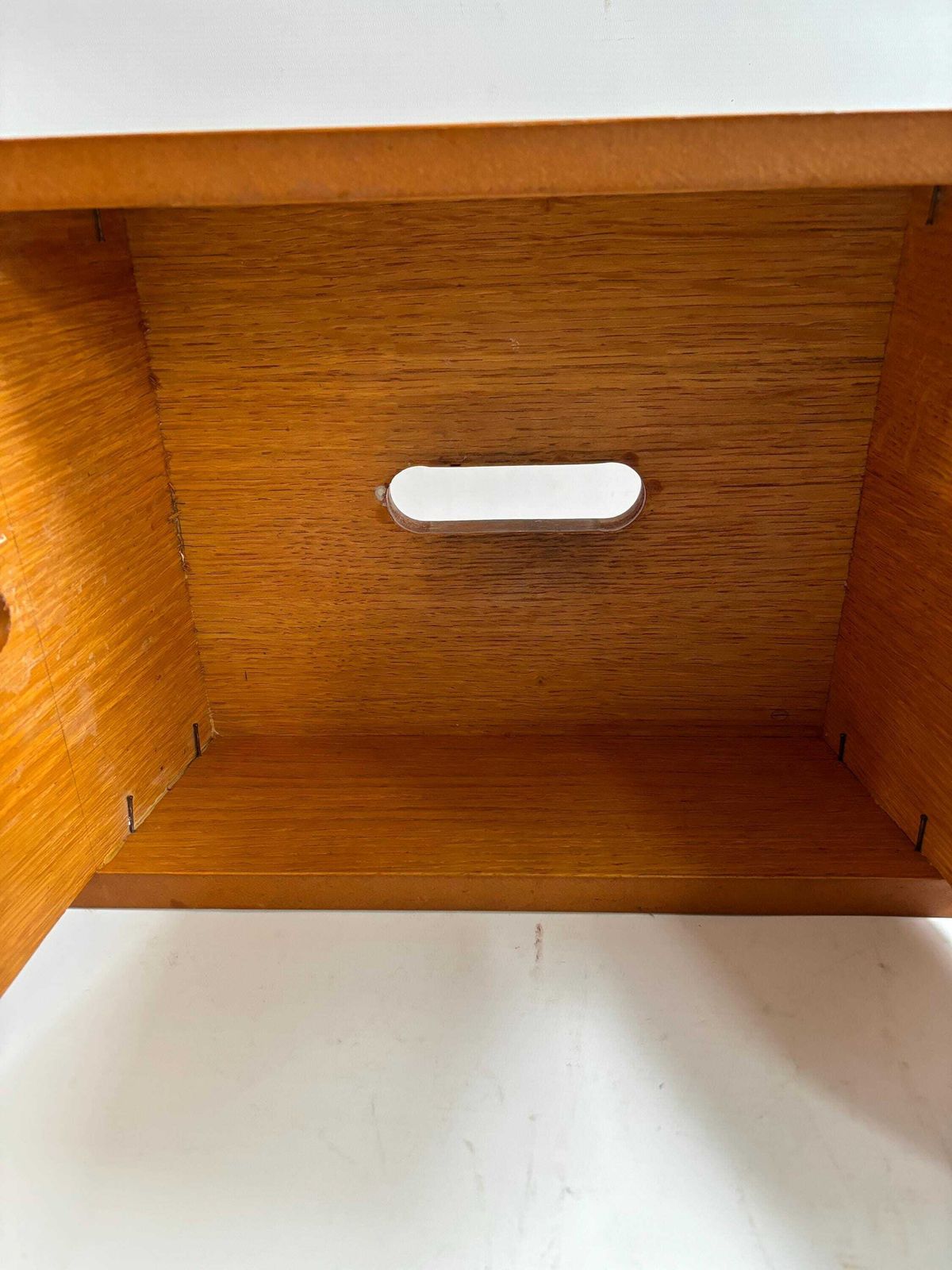 Mid Century Oak Step Stool: Scandinavian Folk Style Market Frano Wv Scuff On Feet photo vinterior