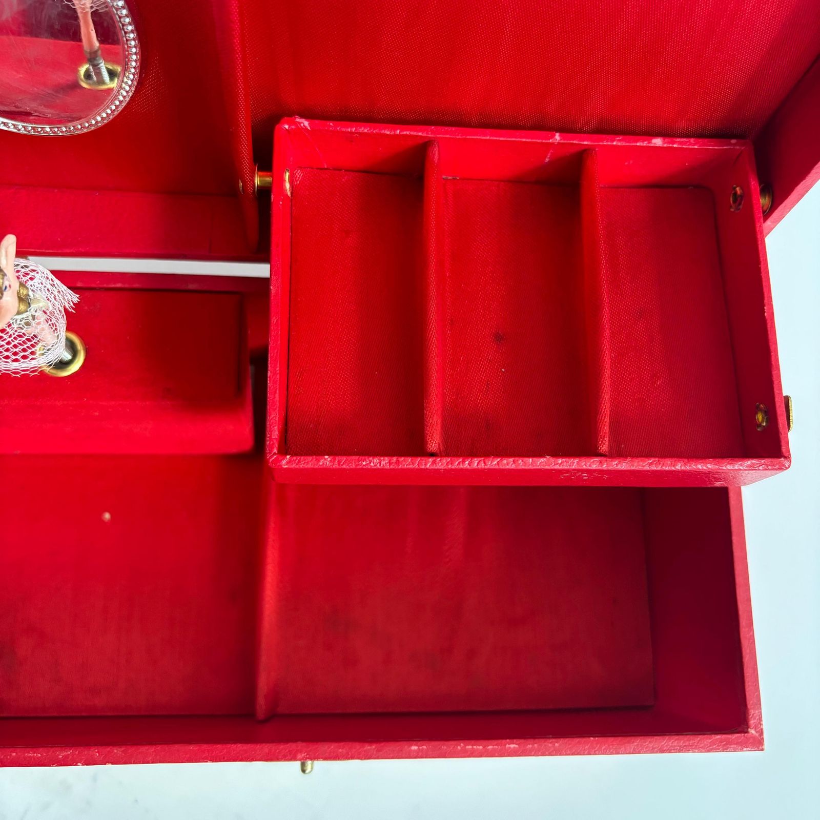 Vintage 1950s Japanese Laurel Musical Ballerina Jewelry Box  Music Very Slow/Reduced photo Home Decor