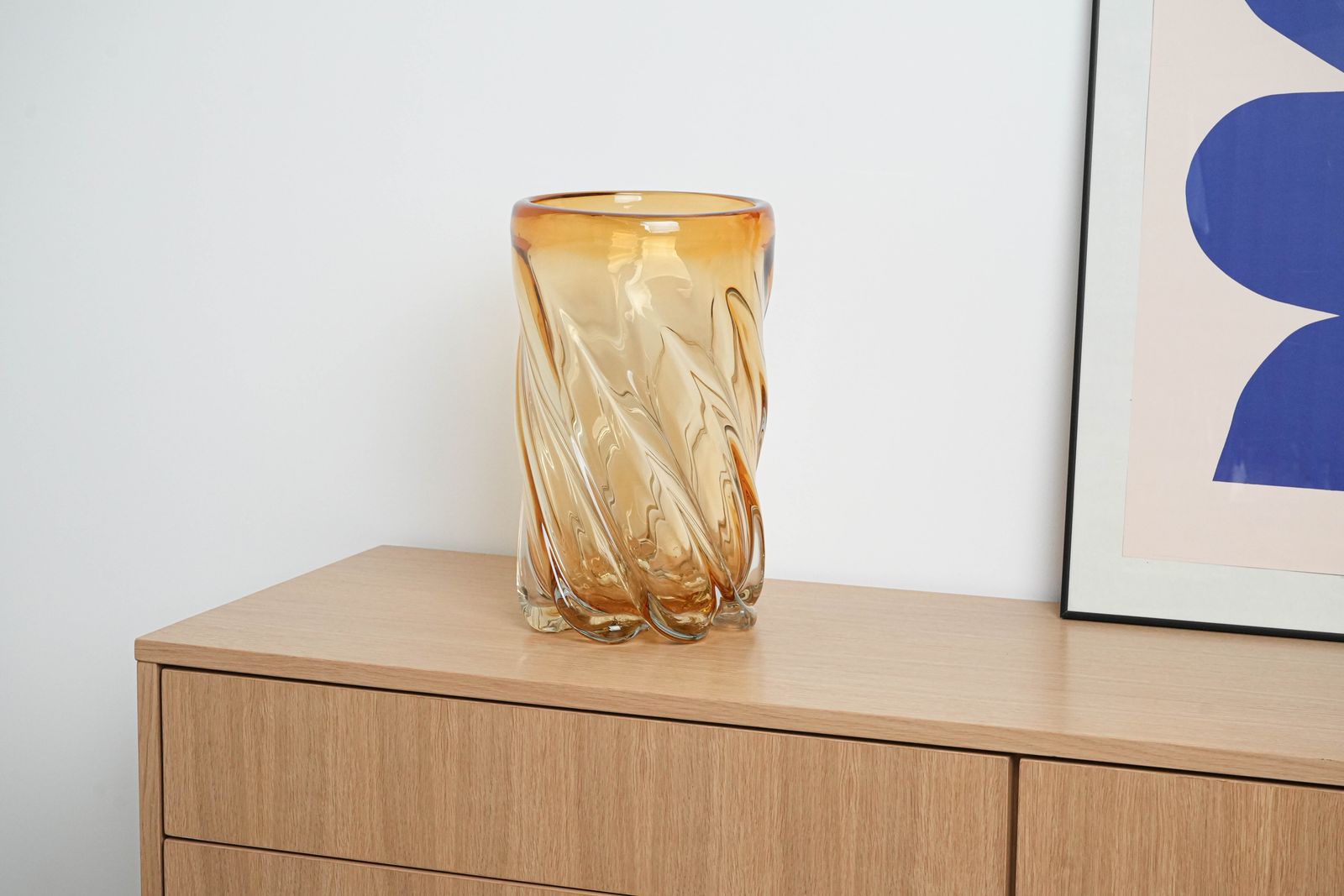 Art Glass Vaas, Italiaans Design, Jaren 1960, Productie: Italië photo furniture