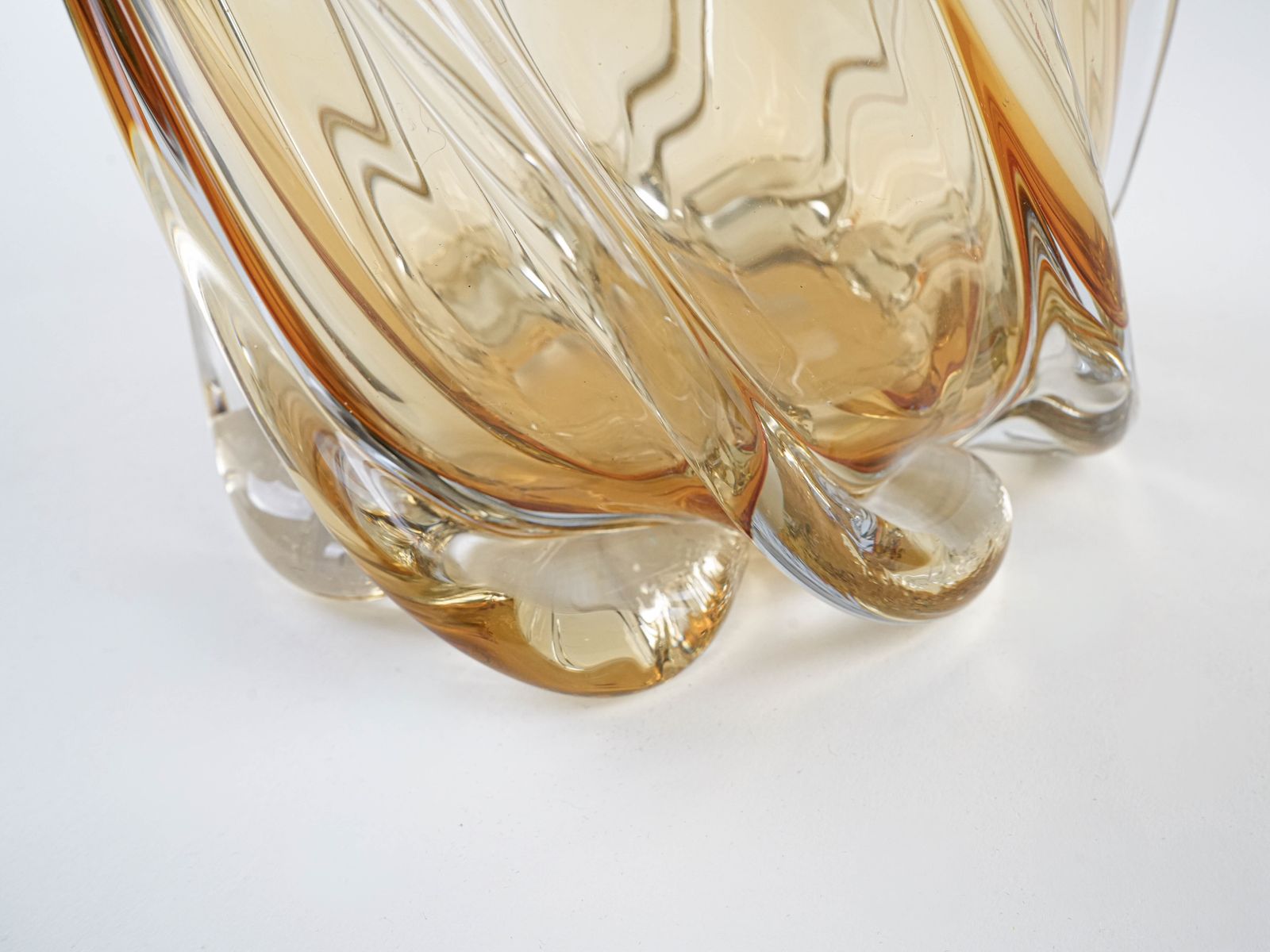 Art Glass Vaas, Italiaans Design, Jaren 1960, Productie: Italië photo vintage