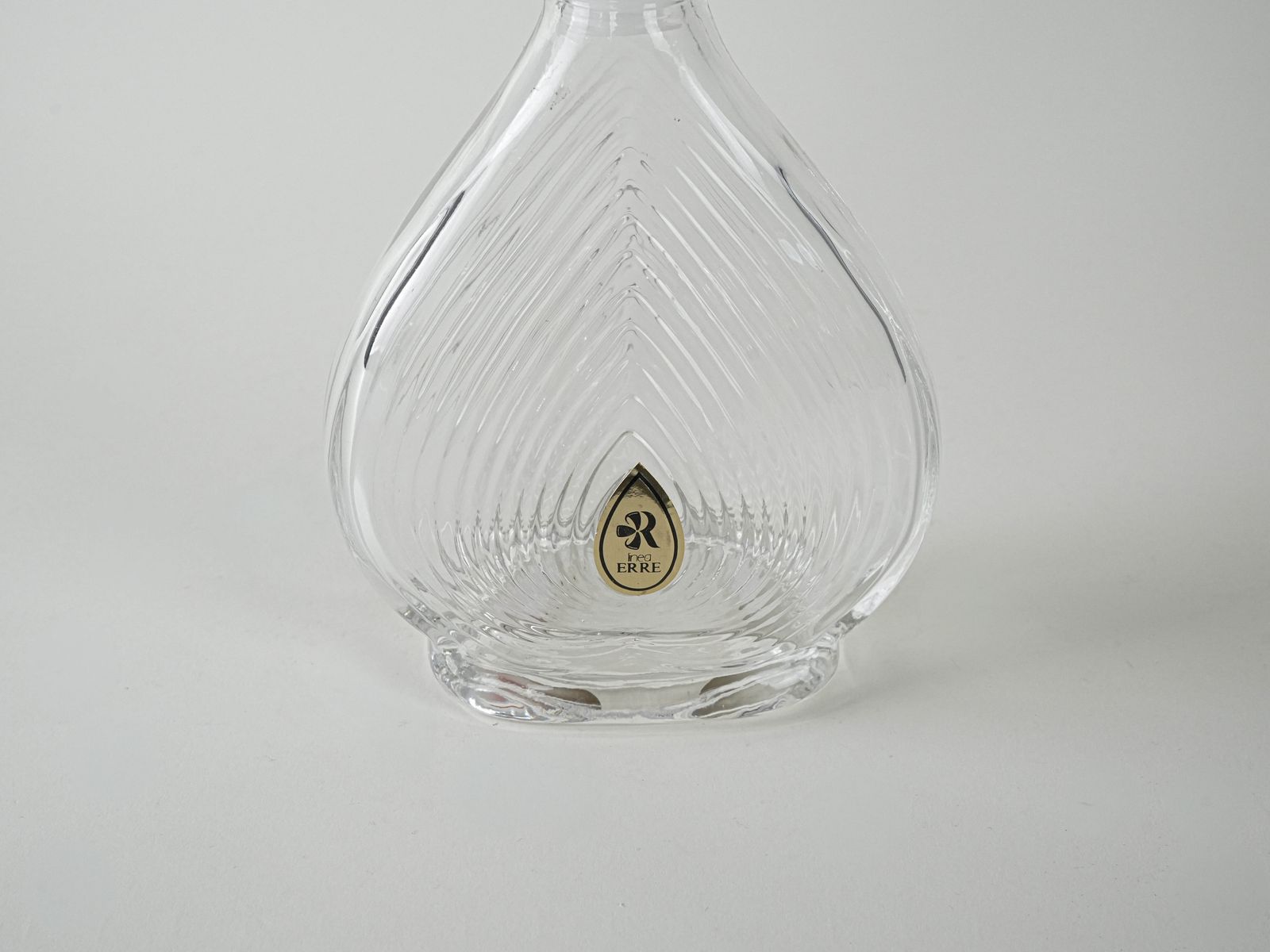 Crystal Carafe, Italian Design, 1970s, Manufactured By Erre photo 309.0