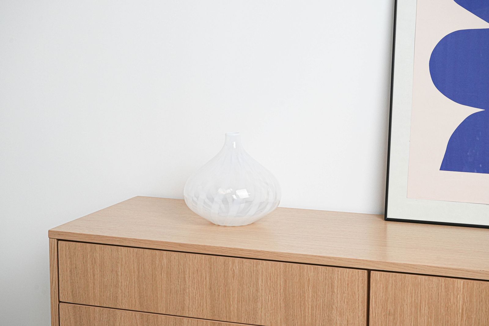 Glass Vase, Italian Design, 1960s, Made In Italy photo furniture