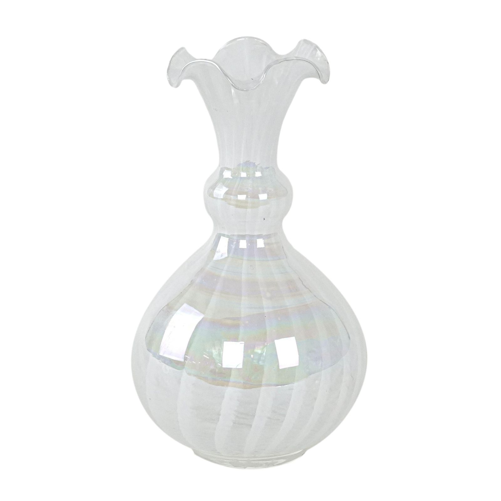 Glass Vase, Italian Design, 1960s, Made In Italy