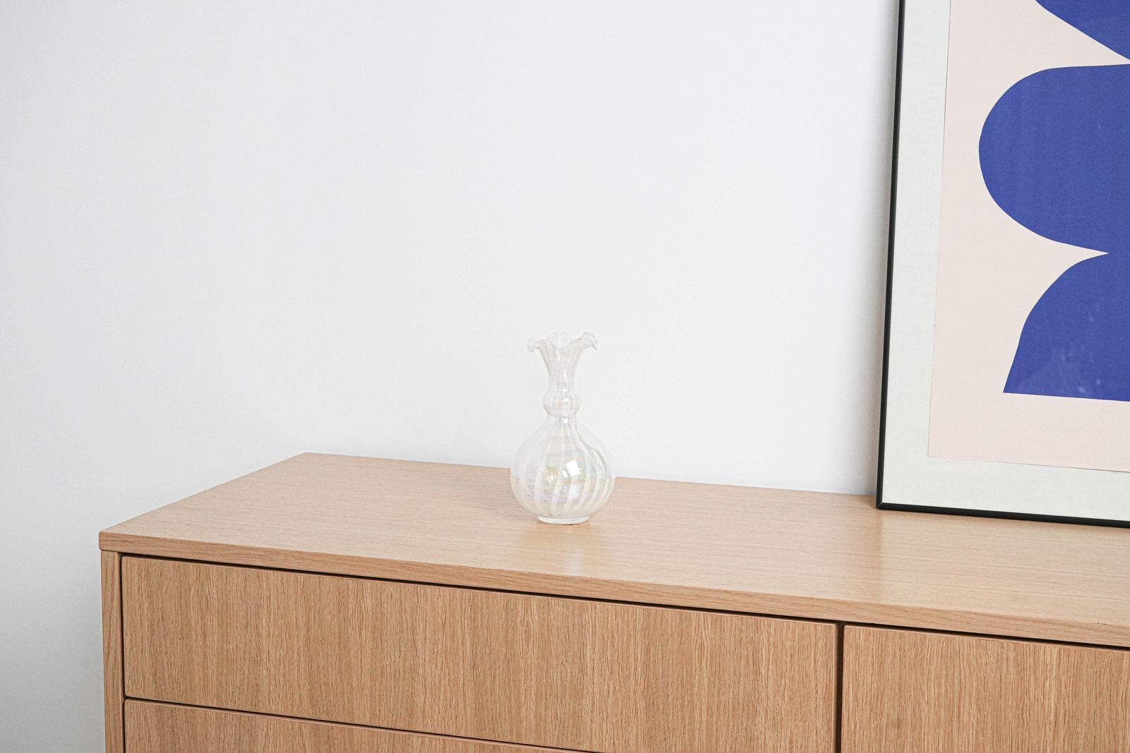Glass Vase, Italian Design, 1960s, Made In Italy photo furniture