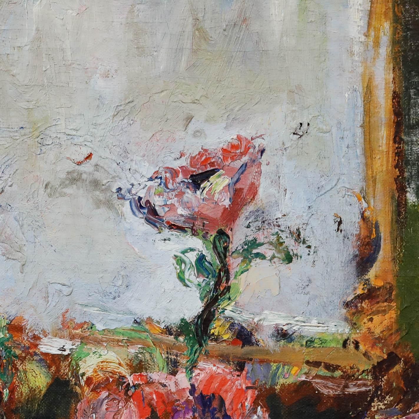 Pierre Thevenet (1870 1937) Early 20th Century Oil, Still Life With Poppies photo 495.0