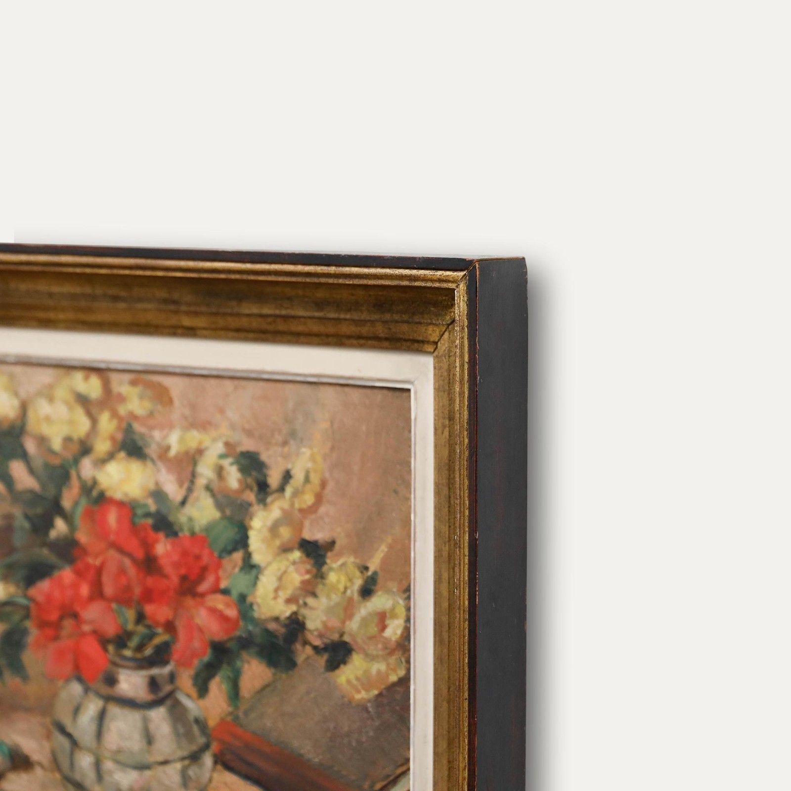Vandenberghe Early 20th Century Oil, Still Life With Flowers photo 395.0