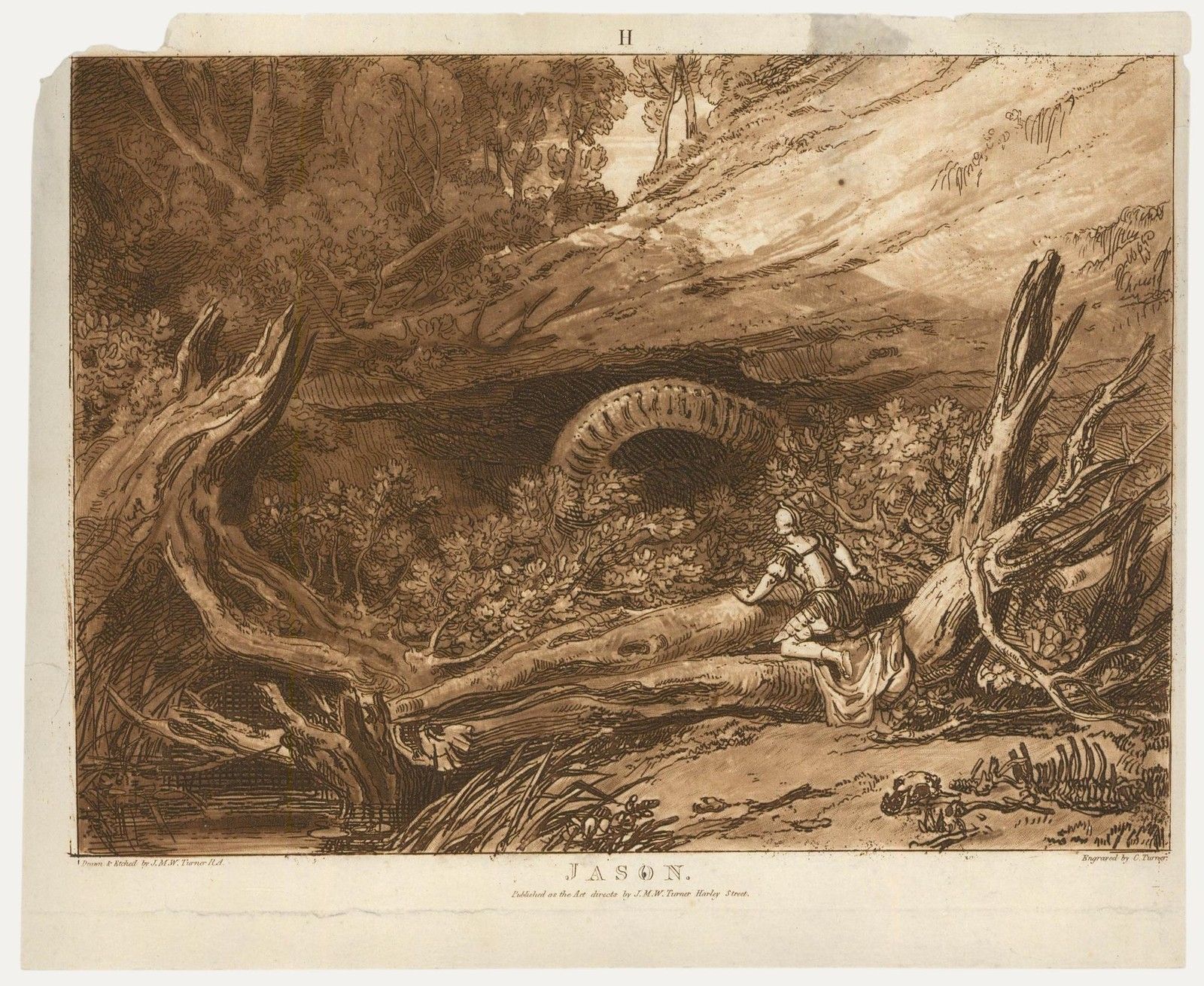 J.M.W. Turner (1775 1851) And Charles Turner (1773 1857) Etching, Jason