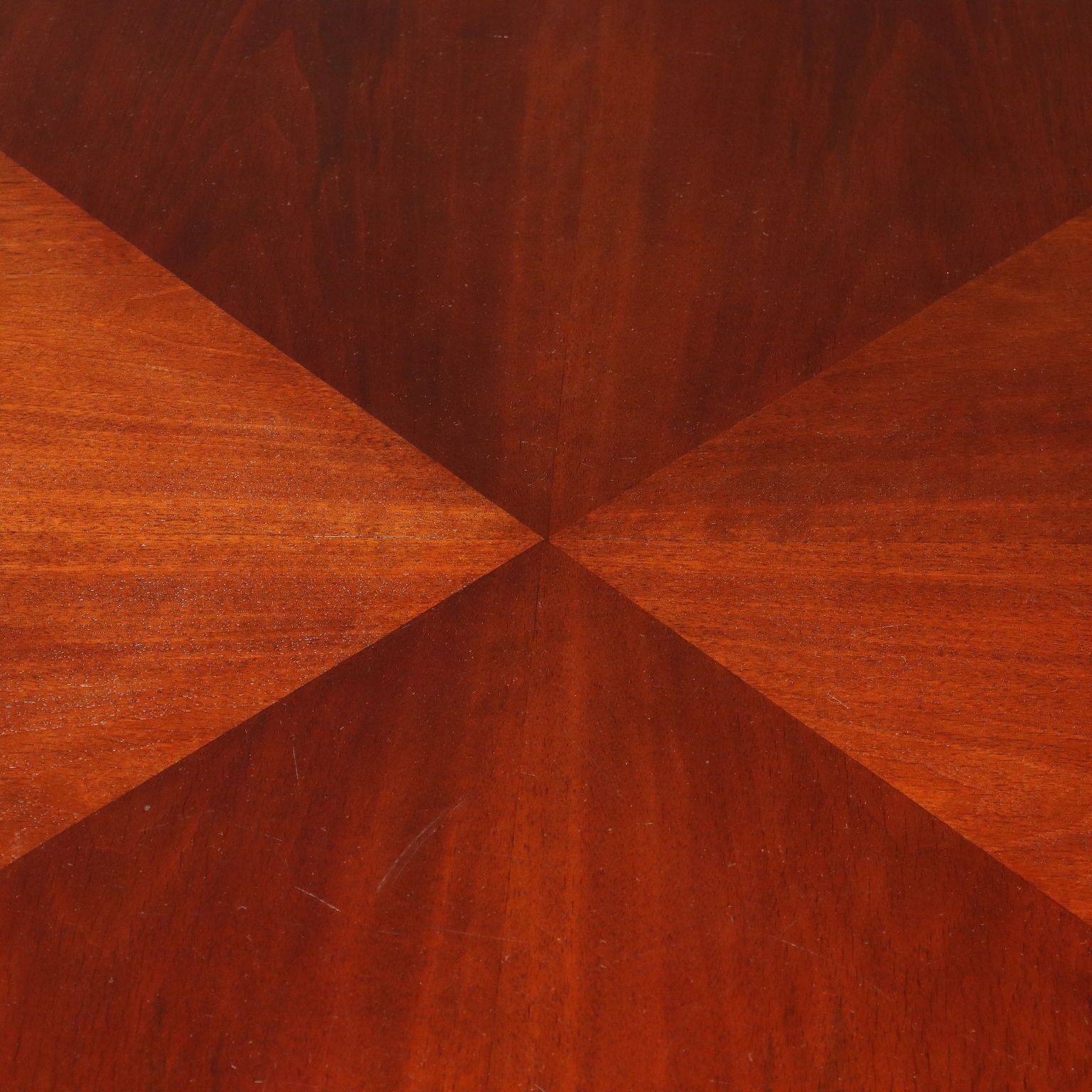 Vintage Table Mahogany Veneer Brass Design Italy 1950s 60s photo vinterior