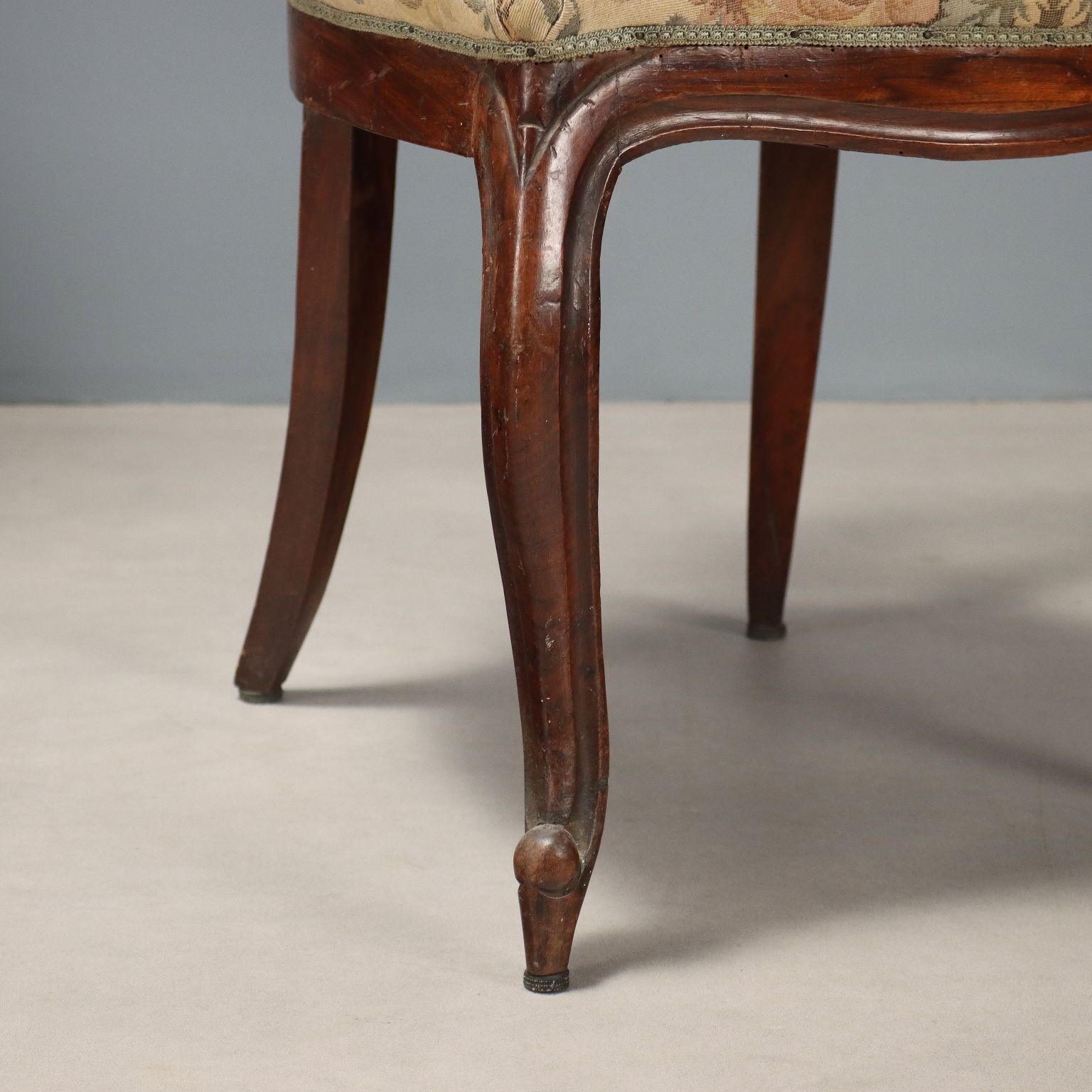 Chairs Louis Philippe Walnut Padded Seat Italy XIX Century photo 560.0