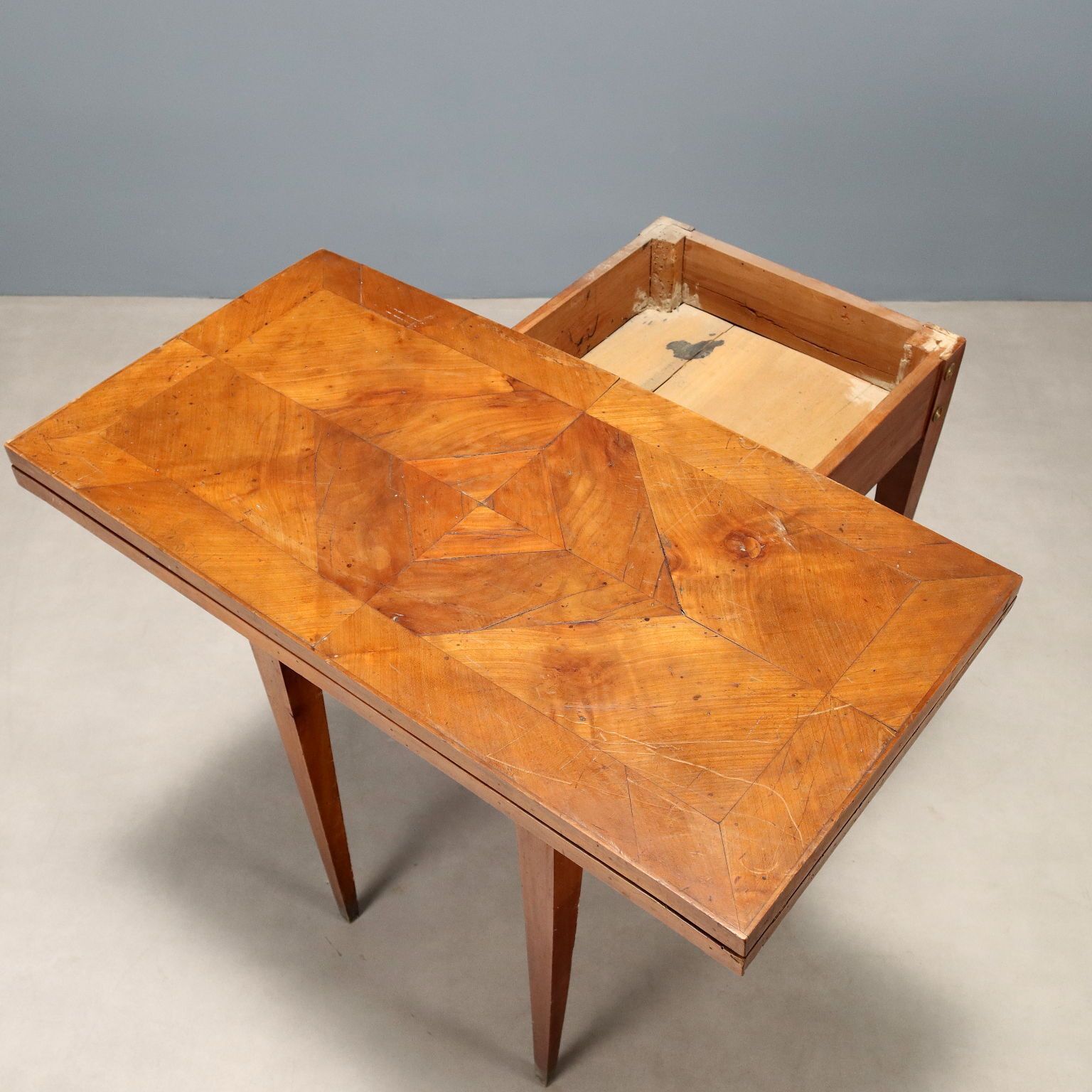 Antique Coffee Table Directoire Cherrywood Italy Early XIX Century photo Furniture
