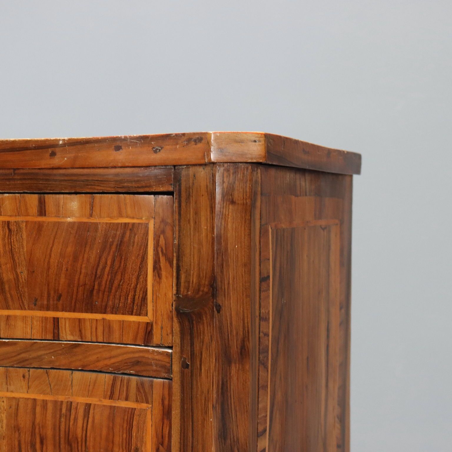 Bedside Tables Baroque Walnut Olive Italy XVIII Century photo Furniture