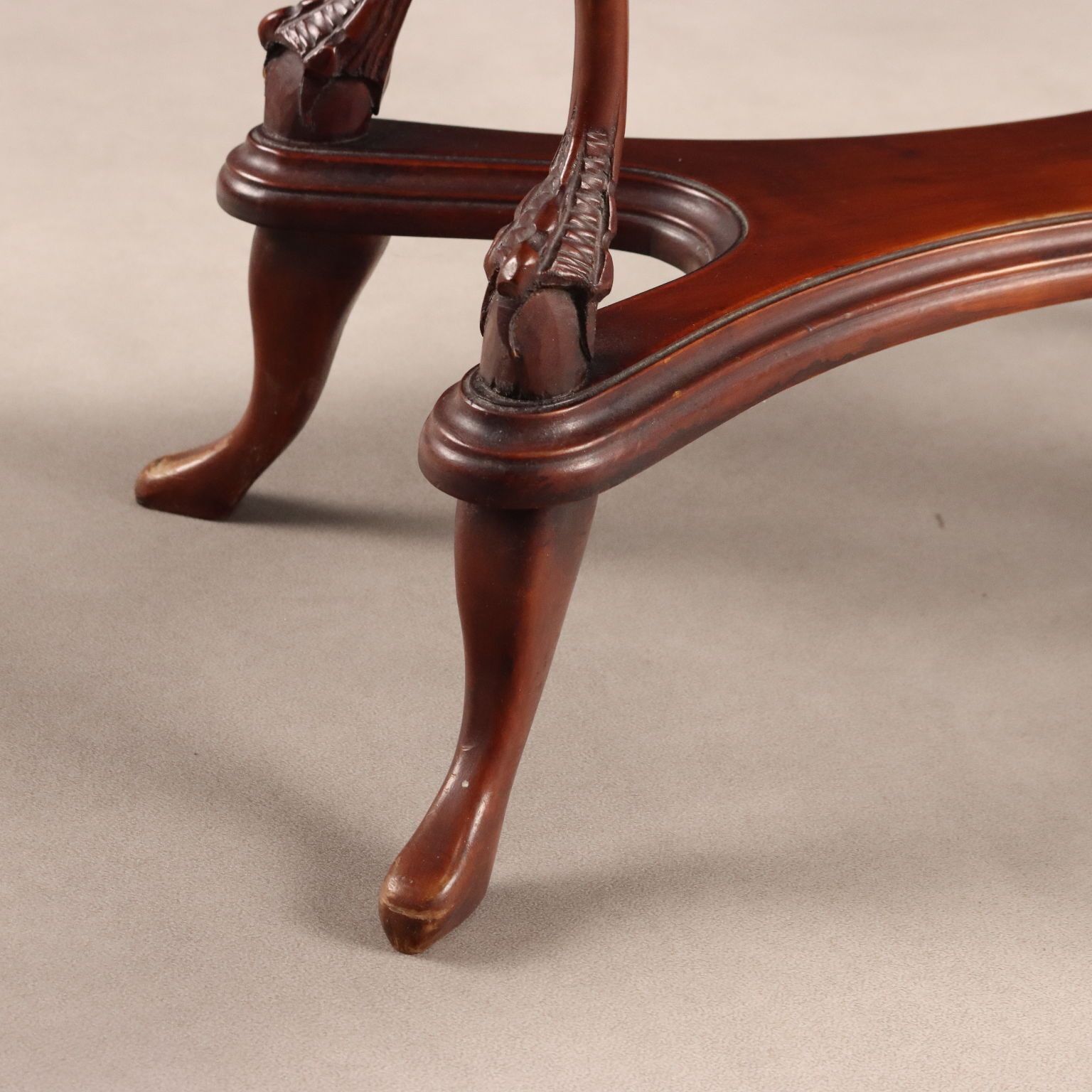 Furniture Antique Small Table Fruit Wood Bois De Rose XX Century photo