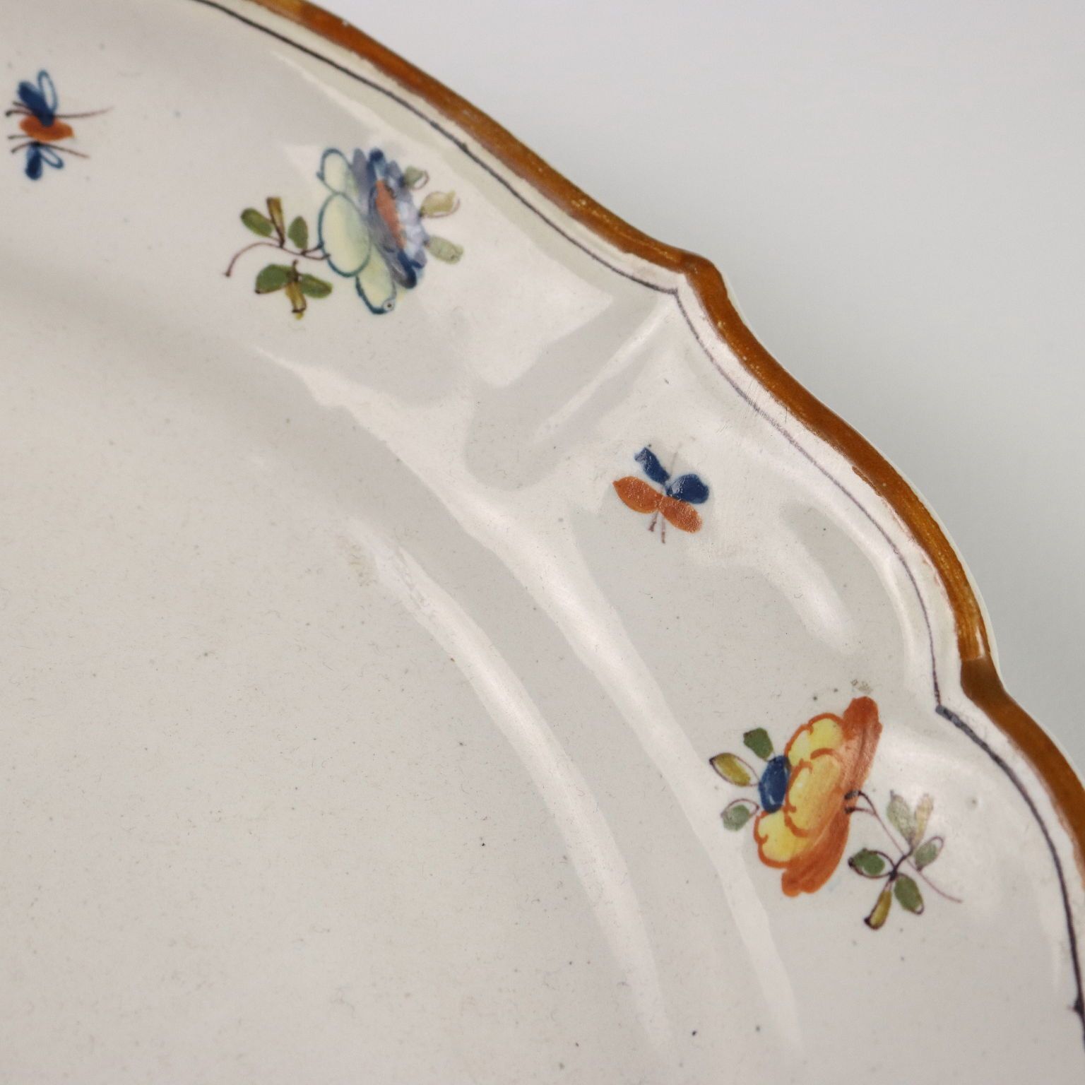 Antique Majolica Plates Manufacture Of Milan Late XVIII Century photo for sale
