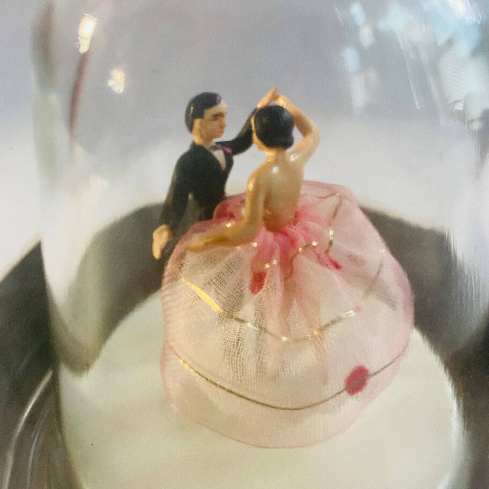 Rare French Ballerina Music Decanter: Mid Century Bols Prince Bottle photo for sale