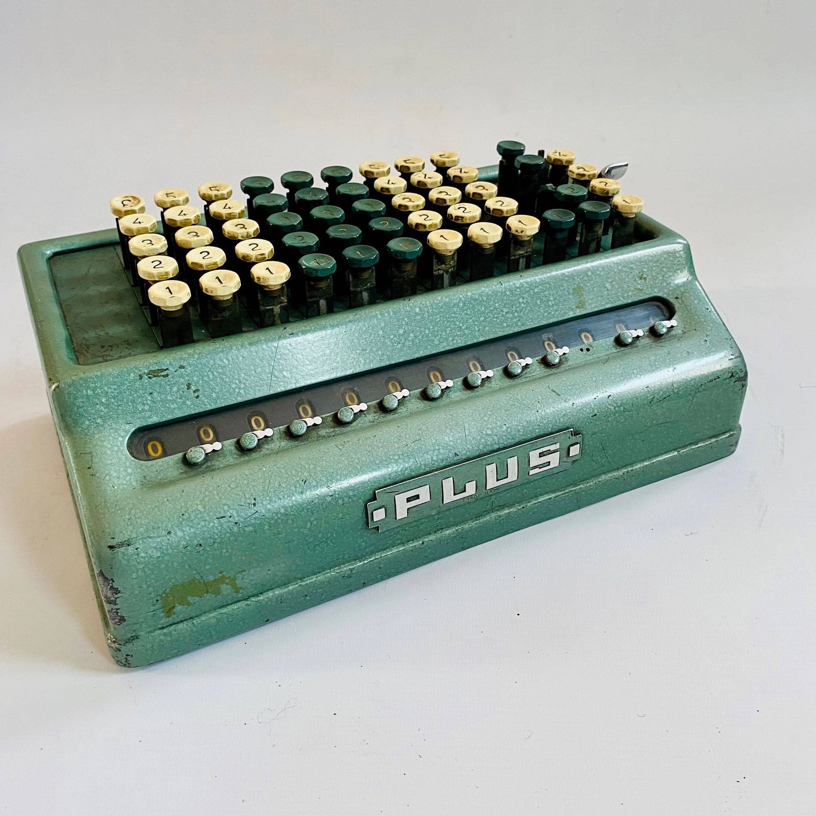 Antique Plus Bell Punch Calculator /Mid Century 1950s Accountancy Tool / Antique Calculator Peaky Blinders photo vintage