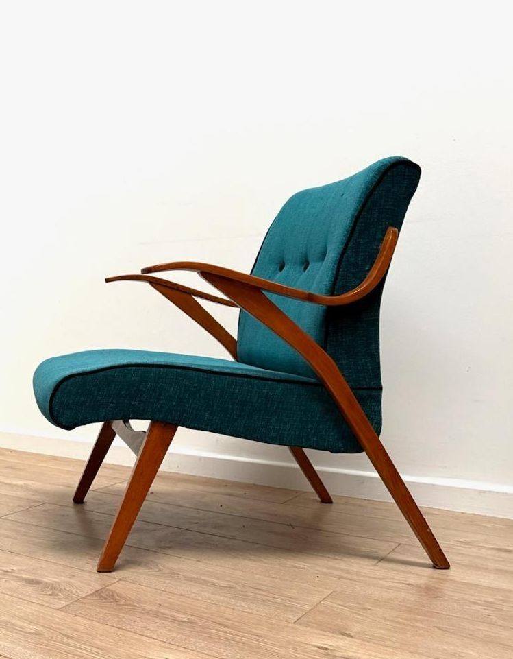 Vintage Italian Gio Ponti Special Style Armchair 1950  Delivery Available 0007. photo for sale