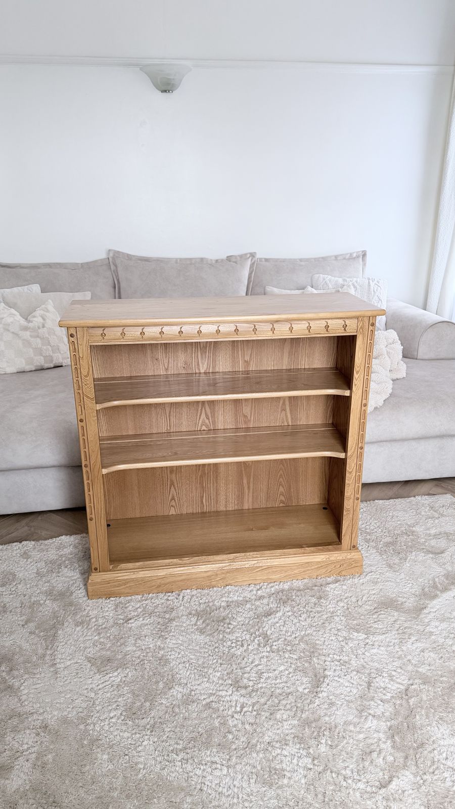 Ercol Golden Dawn Elm Open Bookcase