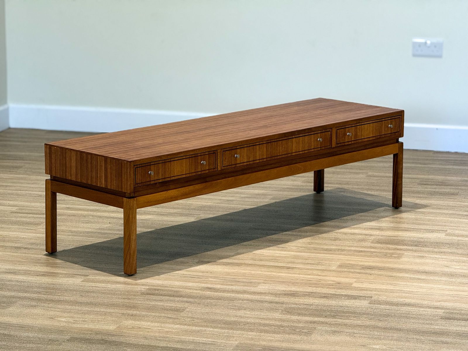 Walter Cornell Walnut Low Coffee Table For Greaves And Thomas, 1960s photo furniture