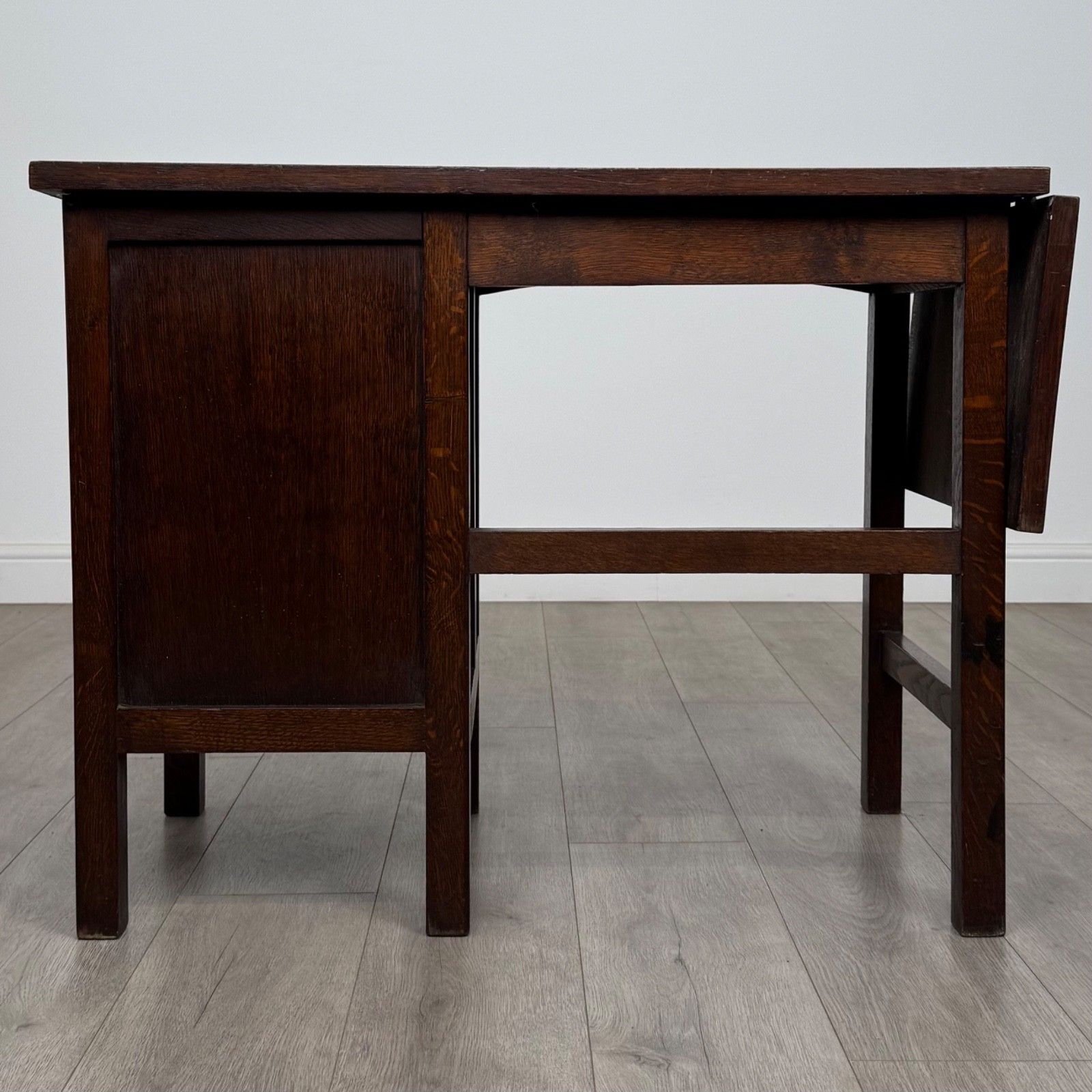 Antique 20th Century Good Quality Desk In Oak photo buy