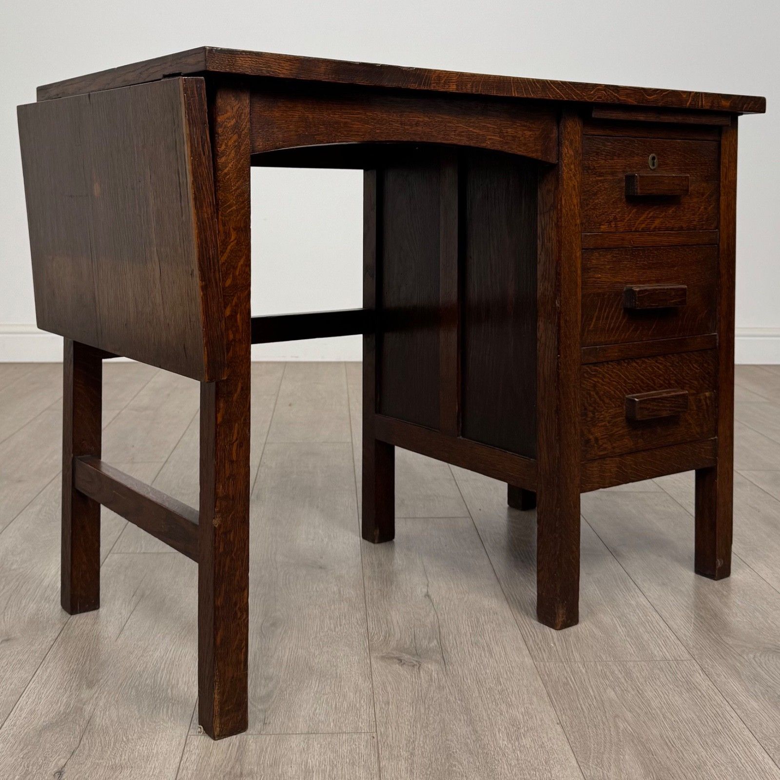 photo for sale Antique 20th Century Good Quality Desk In Oak