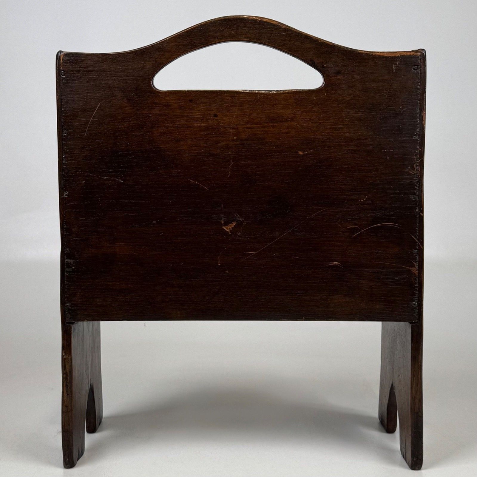 Antique 20th Century Good Quality Magazine Rack In Oak photo 250.0