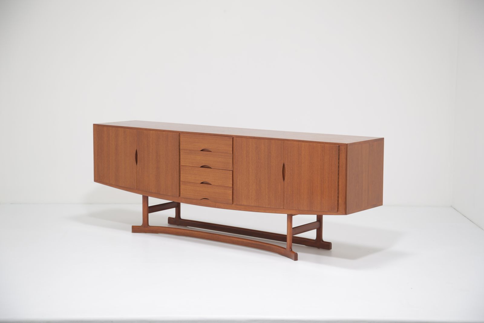 Vintage Danish Teak Sideboard Model Hb20 By Johannes Andersen For Hans Bech, 1960s