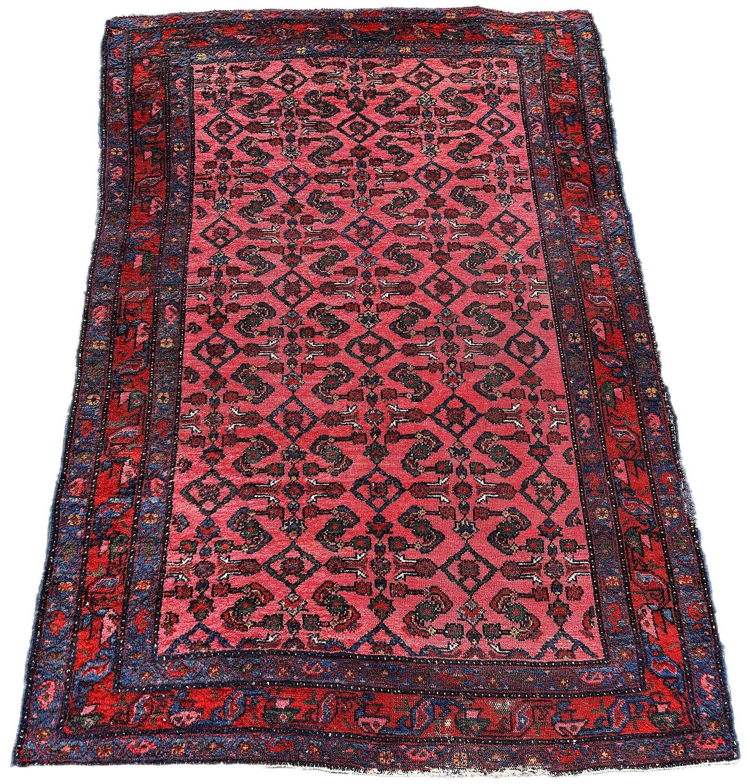 Antique Hamadan Rug 1.53m X 1.03m photo furniture