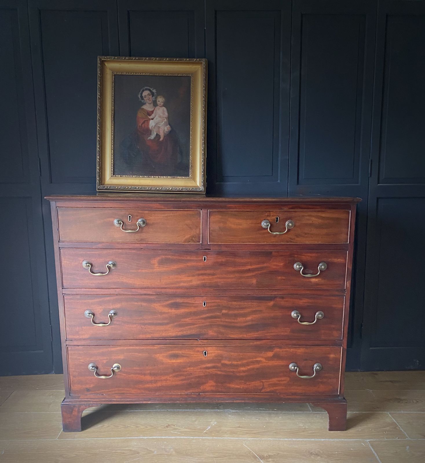 Georgian Mahogany Chest Of Drawers photo for sale