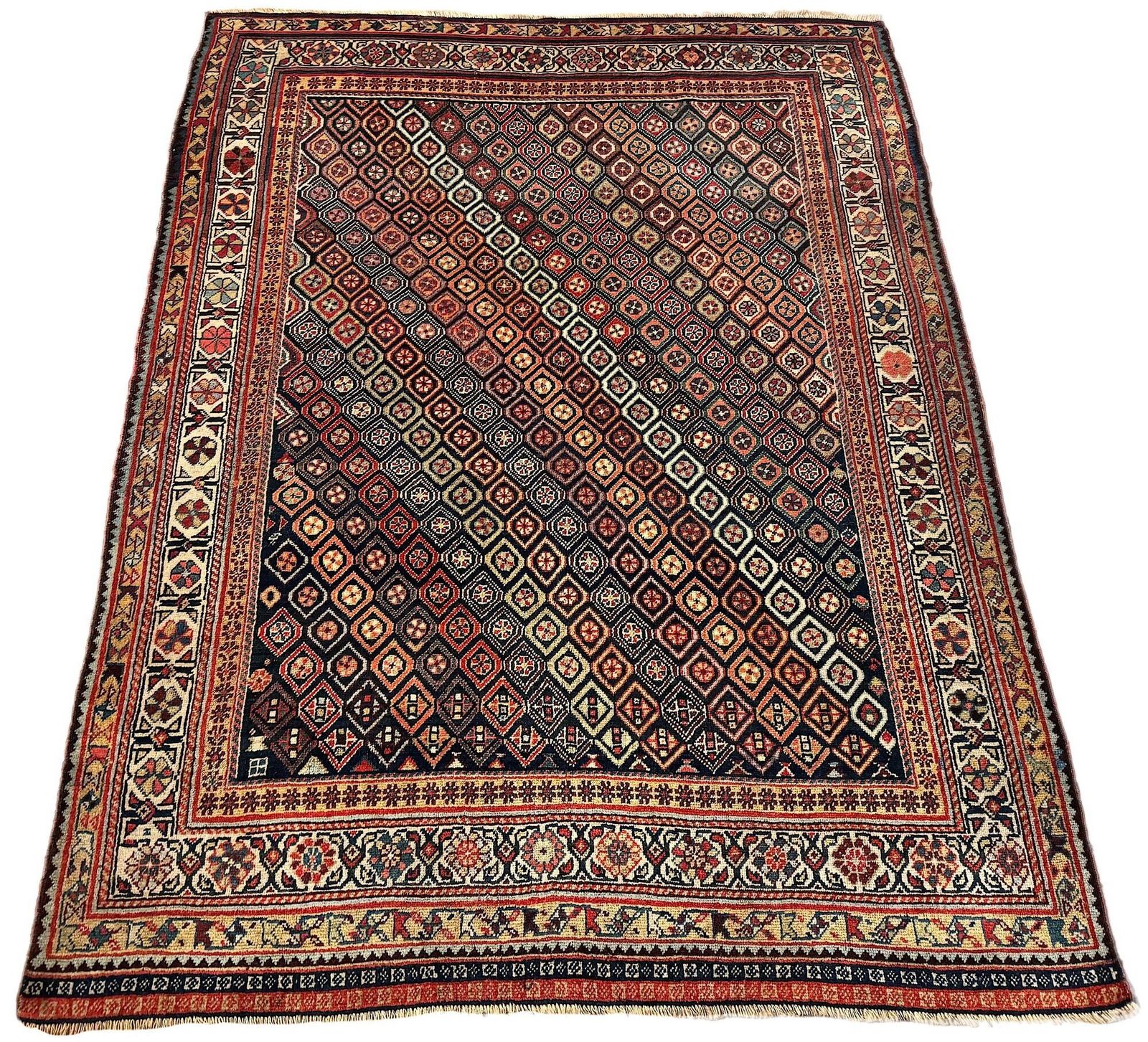 Antique Tribal Qashqai Rug 1.81m X 1.38m photo furniture