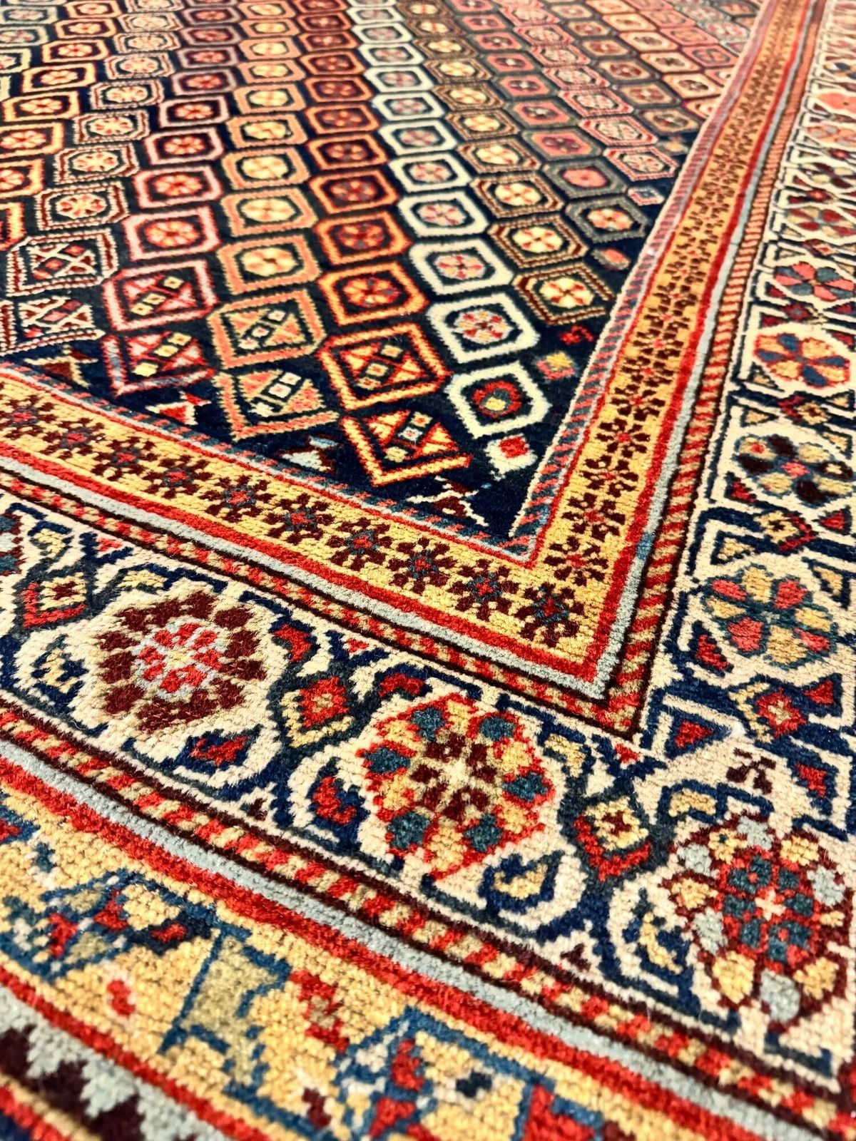 photo furniture Antique Tribal Qashqai Rug 1.81m X 1.38m