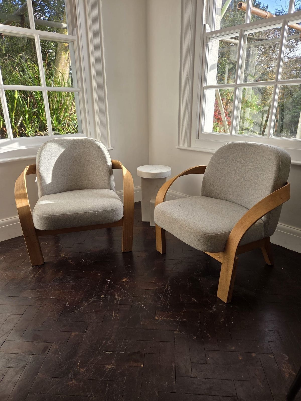 Authentic Tom Raffield Arbor Armchair. Collectors Items.
