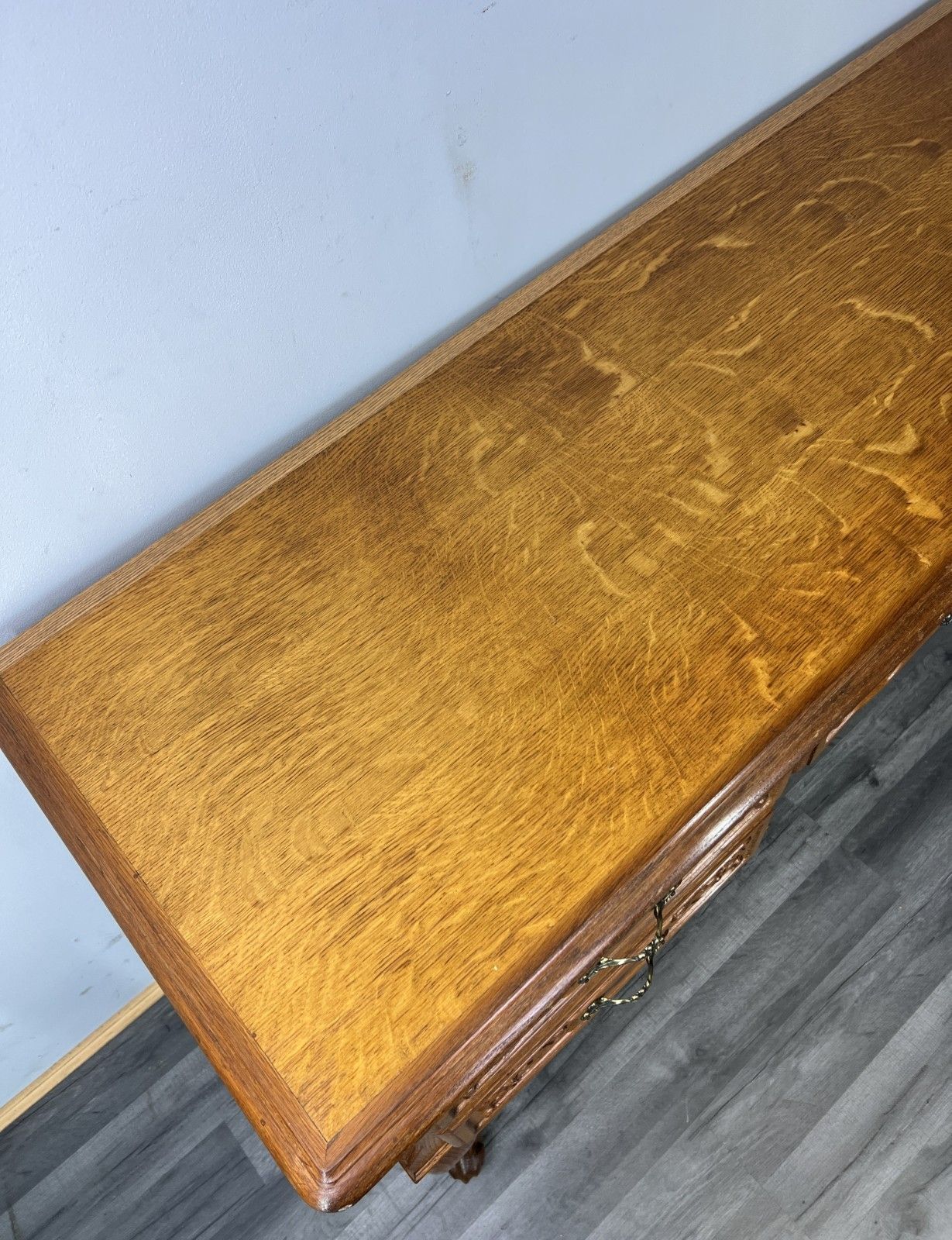 Cabinet Vintage French Louis XVI Style Carved Five Drawer Sideboard Lot 4805 photo buy