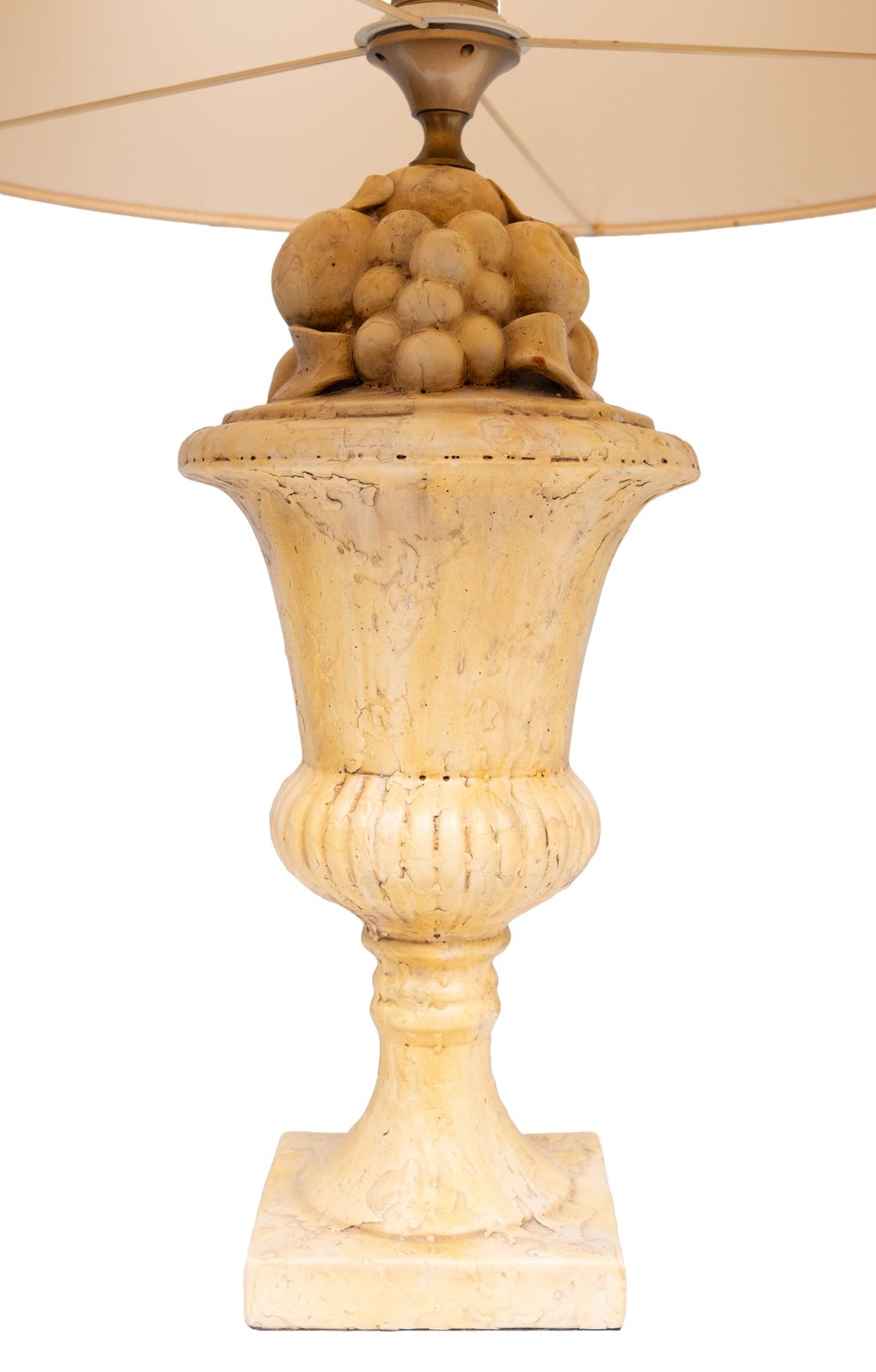 Fruit Ceramic Classical Greek Urn Table Lamps 1970s Italy photo vinterior