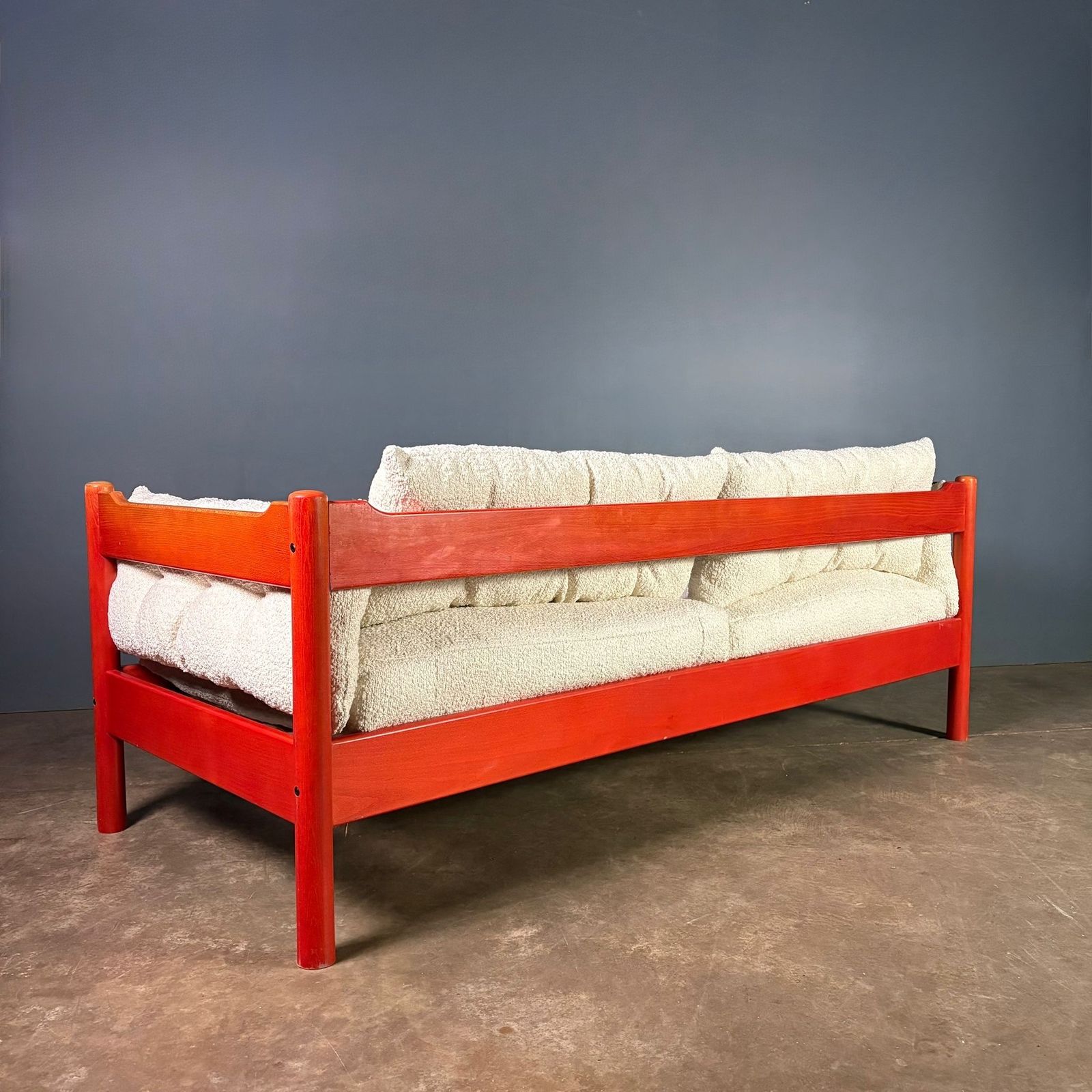 Red Habitat Vico Magistretti Carimate Three Seater Sofa/Daybed Mid Century Retro Mcm photo buy