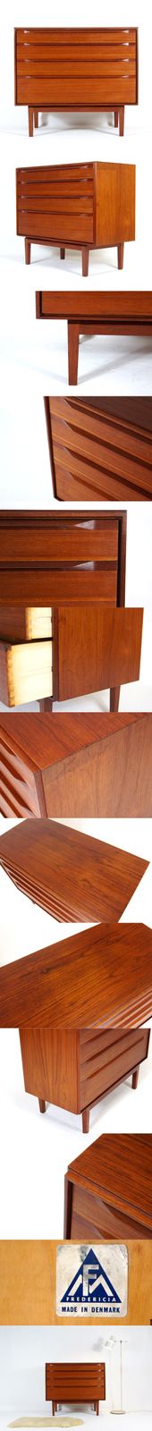 Retro Vintage Danish Teak Ib Kofod Larsen Chest Of Drawers Mid Century 60s 70s photo furniture