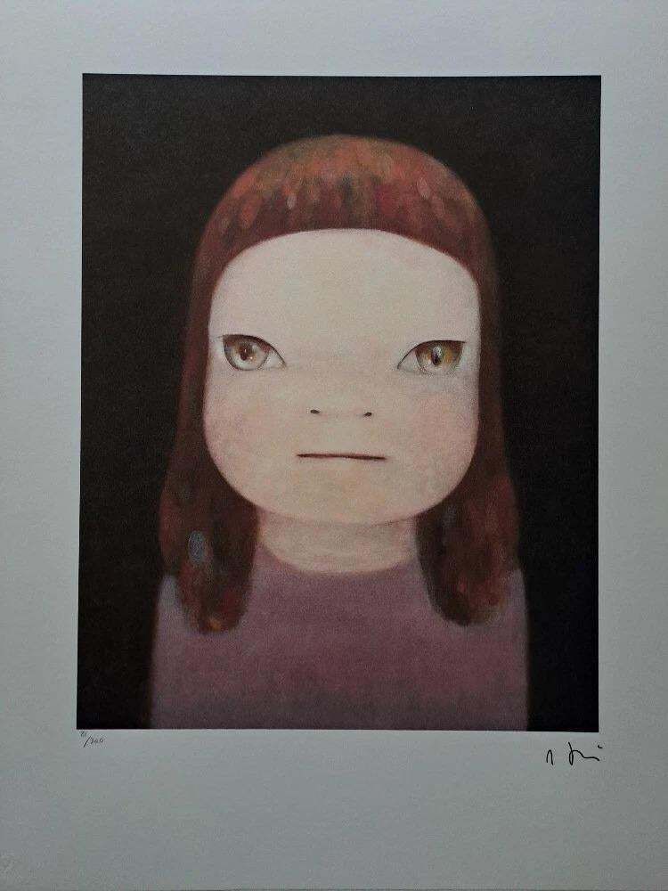 Yoshitomo Nara Midnight Truth (1990s), Limited Edition Lithograph photo furniture