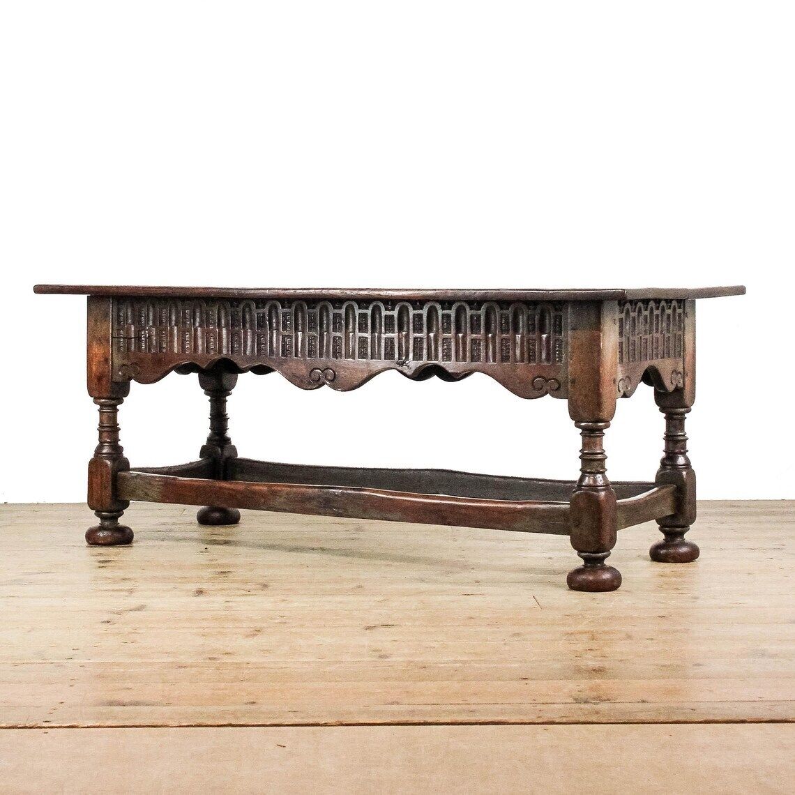 Early 20th Century Oak Coffee Table  Coffee Tables  Antique Furniture  Antique Side Table photo furniture