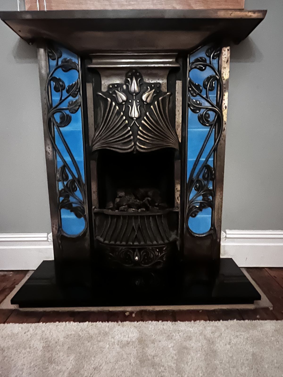 Art Nouveau Fireplace Surround