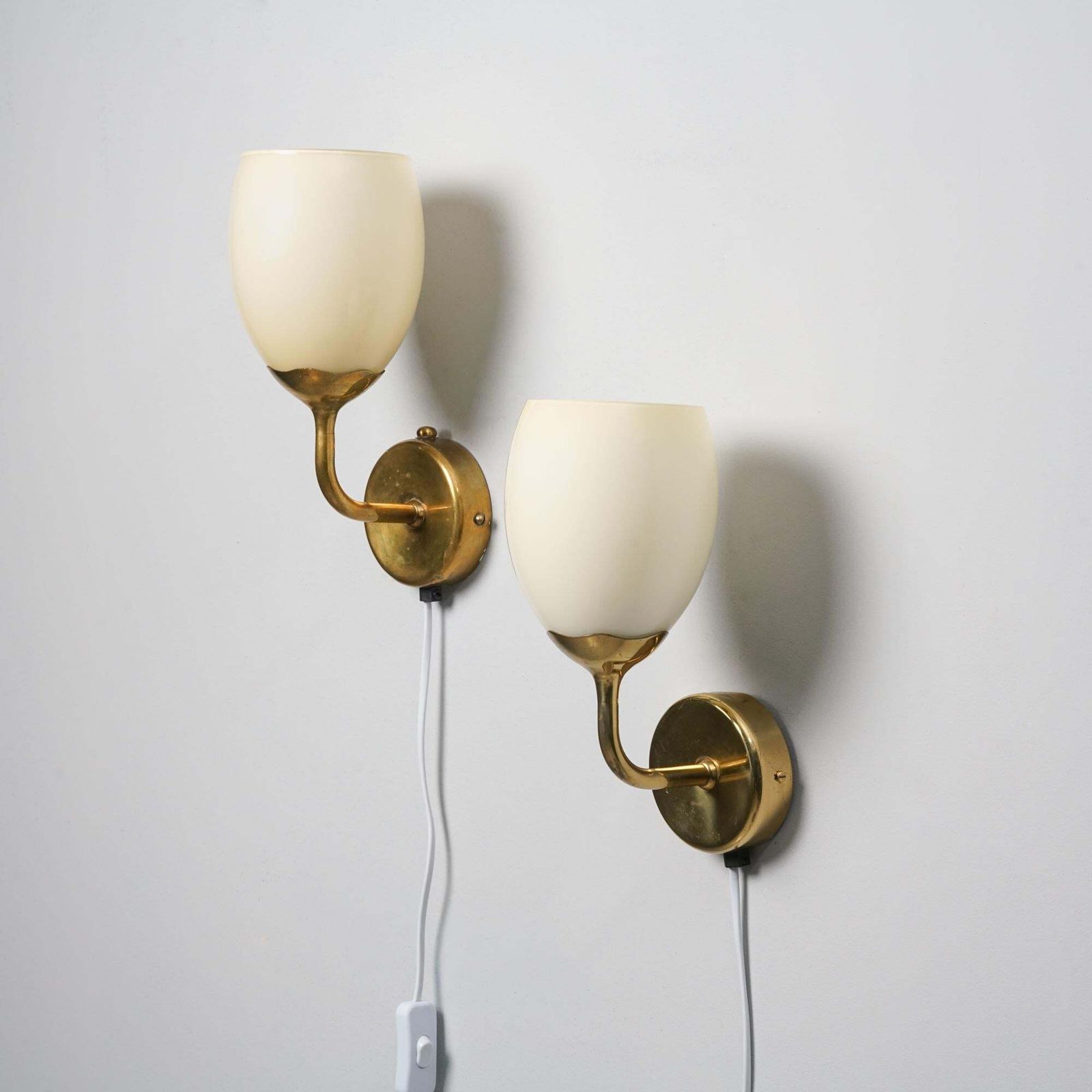 Pair Of Model 9447 Wall Light By Paavo Tynell For Oy Taito Ab, 1950s photo furniture