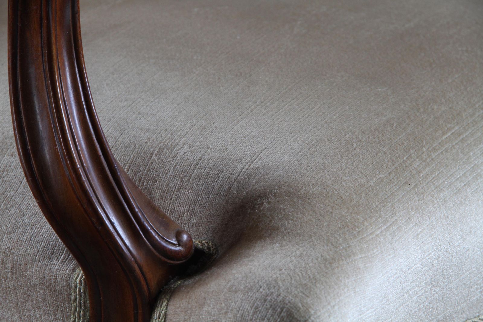 photo buy Pair Of Vintage Danish Antique 18th Century Lounge Chair, Style Of Louis XV