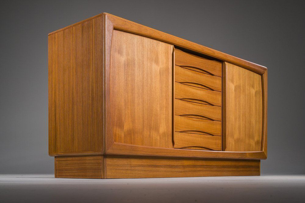 Mid Century Danish Teak Sideboard From Dyrlund, 1980s photo vinterior