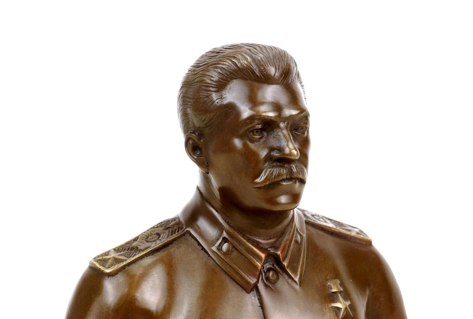 photo for sale Bronze Bust Of Joseph Stalin, 1953 Style