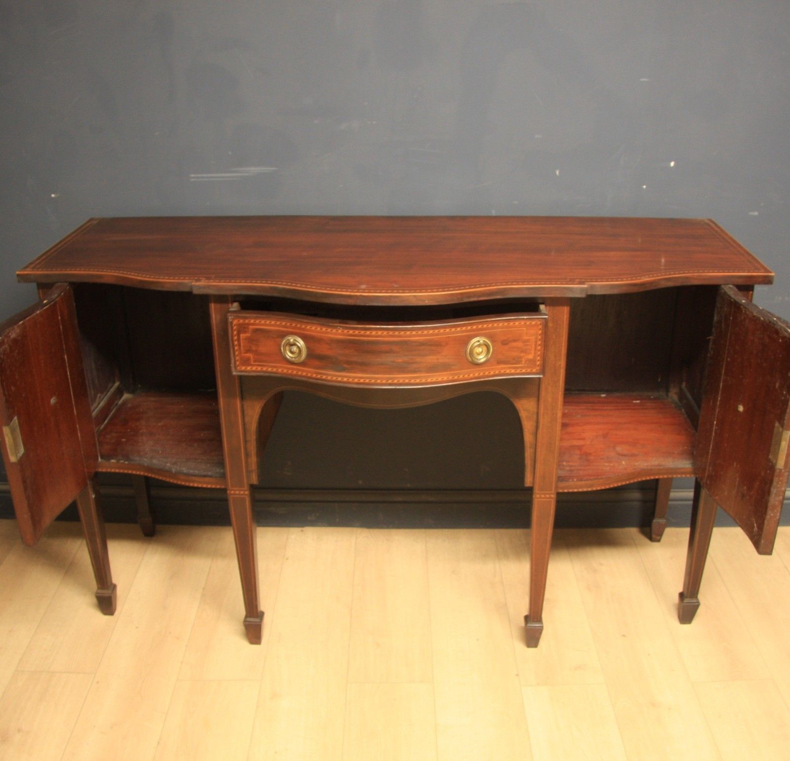 Antique Edwardian Mahogany Sideboard photo for sale