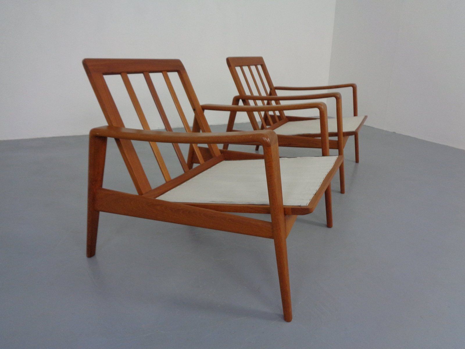 photo vintage Danish Modern Living Room Set By Arne Wahl Iversen For Komfort, 1960s, Set Of 3