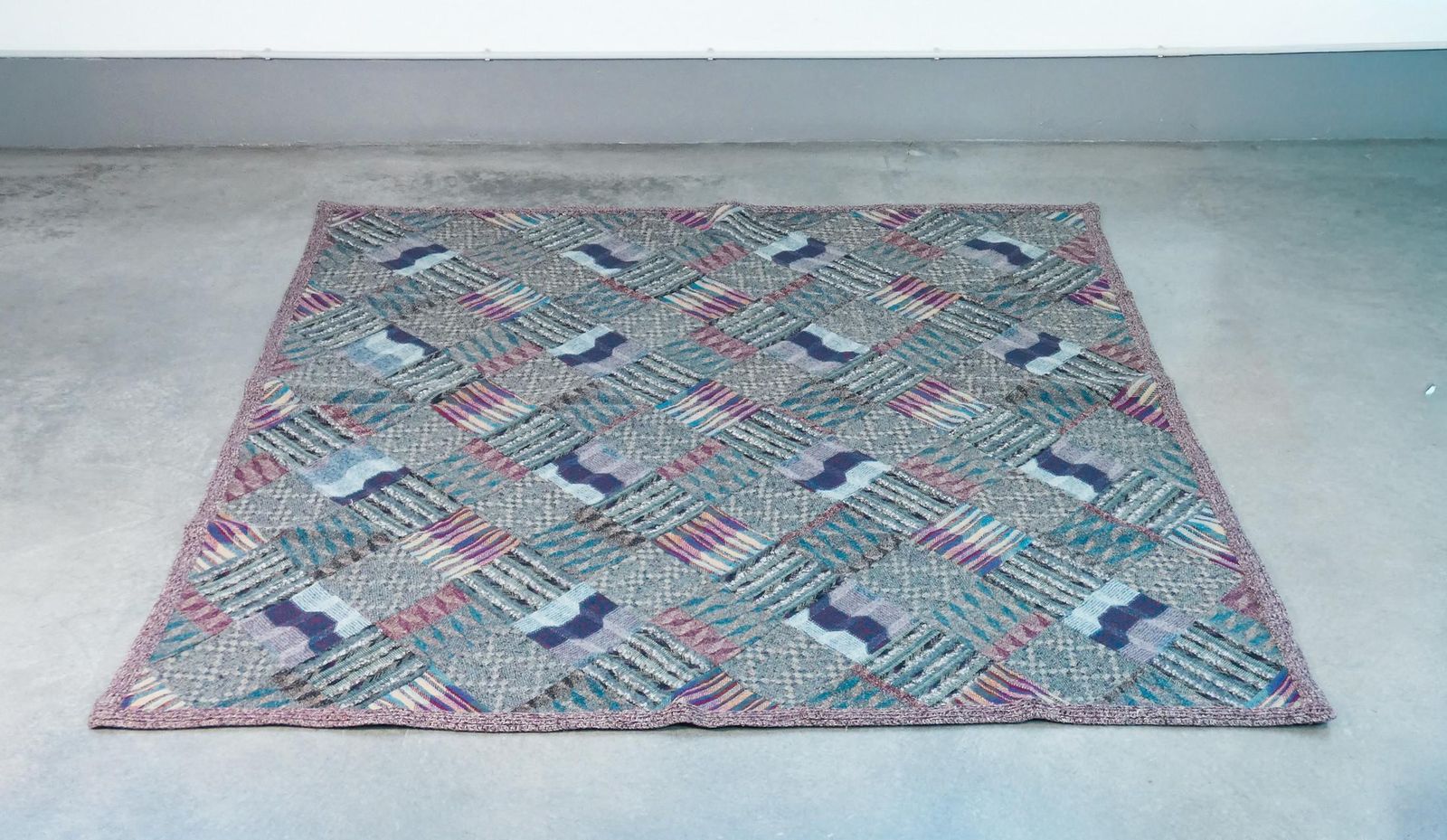 Rug, Design By Ottavio Missoni For Saporiti. Italy, 70s photo for sale