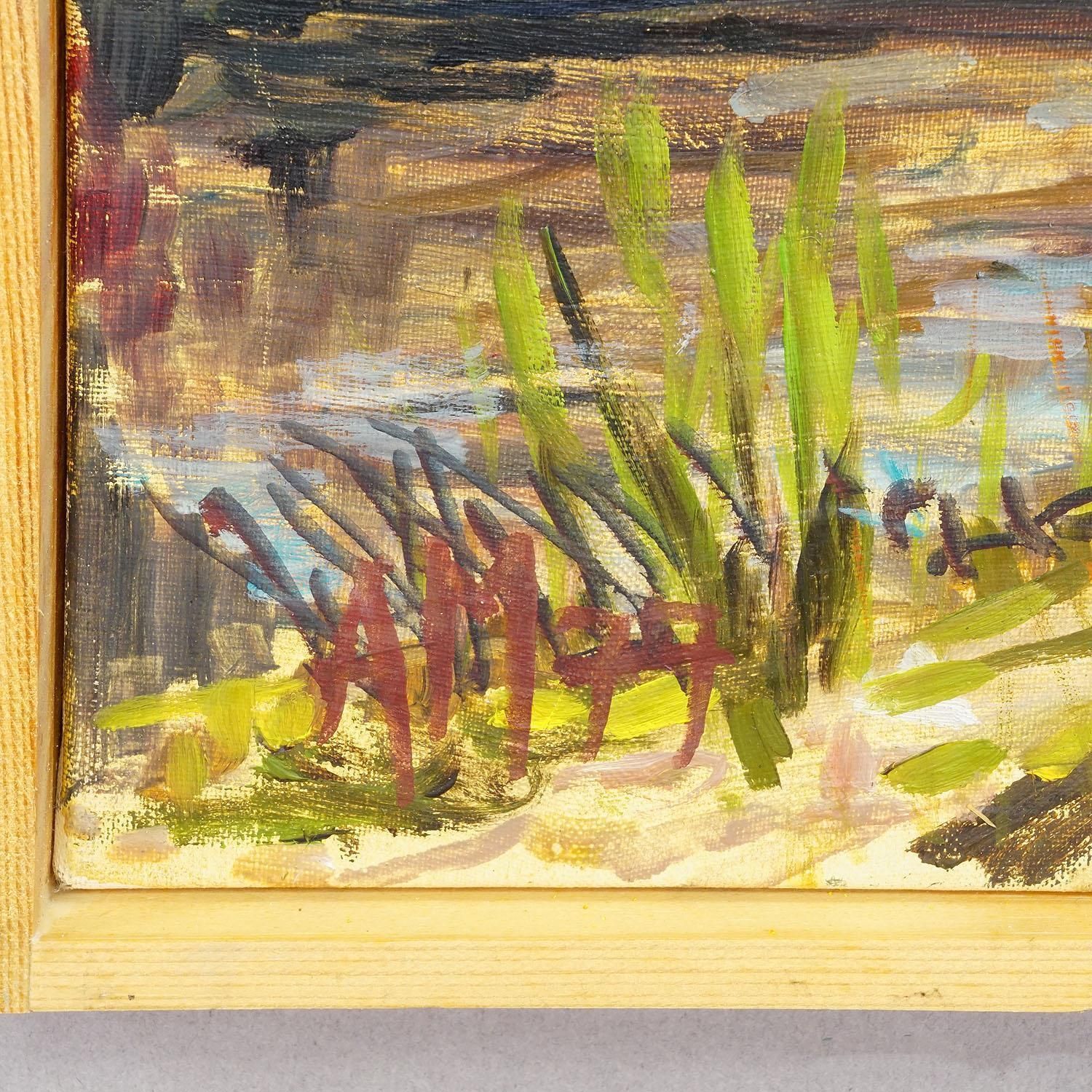 Glen Orchy / Balmally – Scottish Landscape, 1977 Oil Painting Alexander Michael photo vinterior